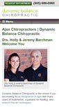 Mobile Screenshot of ajaxchiropractor.com
